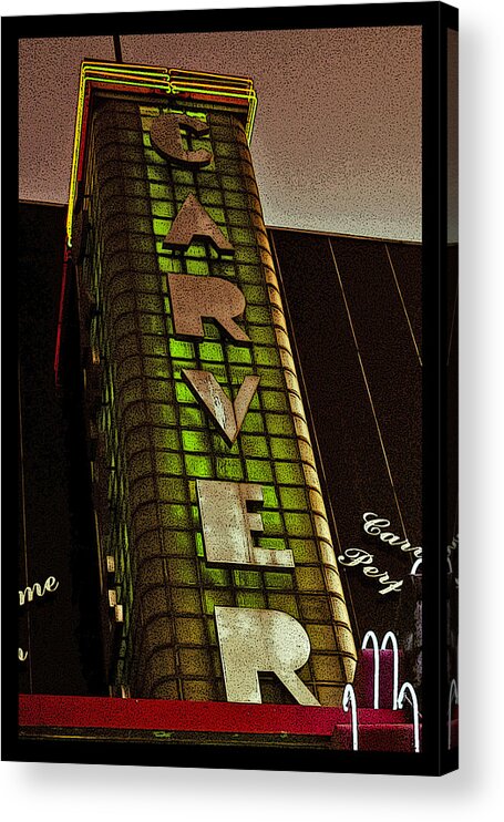Birmingham Acrylic Print featuring the photograph Carver Poster narrow format by Just Birmingham