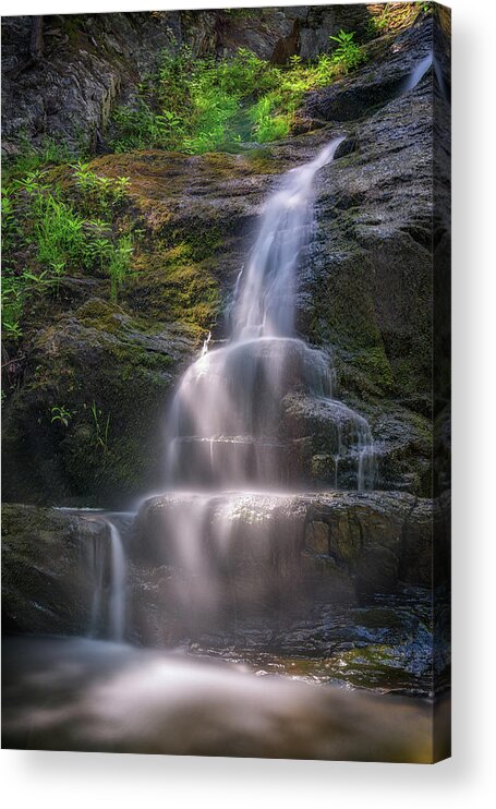 Cascade Falls Acrylic Print featuring the photograph Cascade Falls, Saco, Maine by Rick Berk