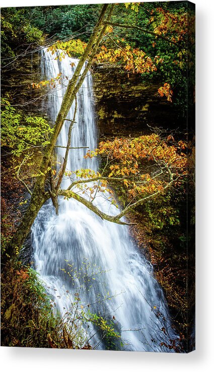 Landscape Acrylic Print featuring the photograph Cascades Deck View by Joe Shrader