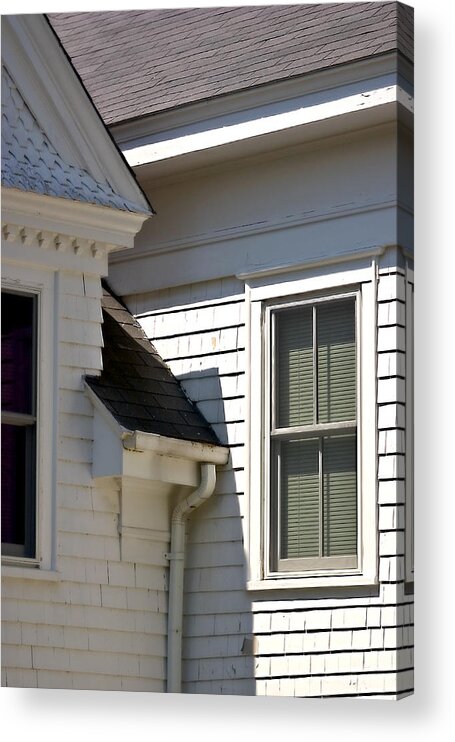 Architecture Acrylic Print featuring the photograph Chatham Window by Larry Darnell