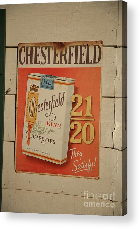 Chesterfield Acrylic Print featuring the photograph Chesterfield by Timothy Johnson