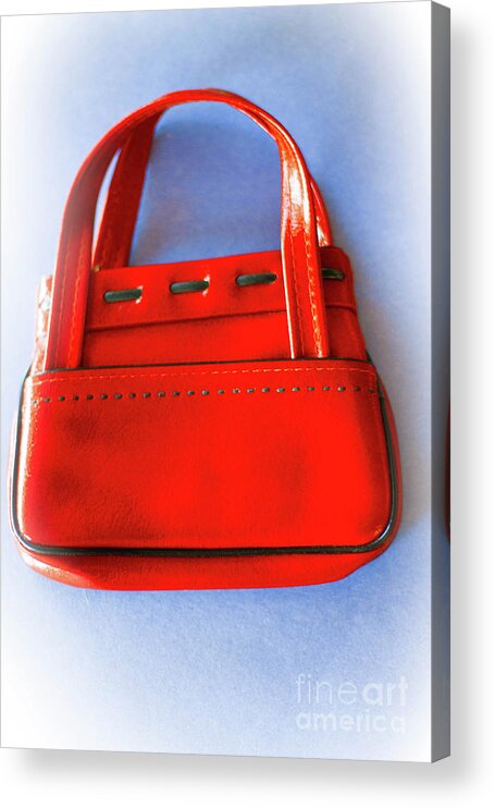 Portrait Acrylic Print featuring the photograph Childhood Purse by Donna L Munro