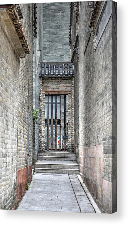 China Acrylic Print featuring the photograph China Alley by Bill Hamilton