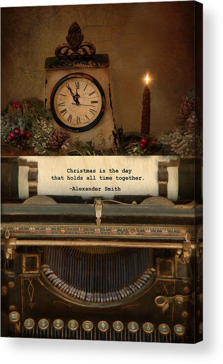 Christmas Acrylic Print featuring the photograph Christmas Time by Robin-Lee Vieira