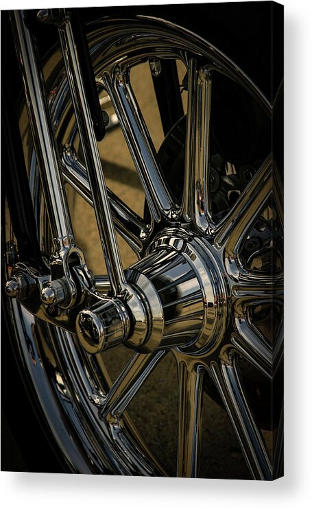 Chrome Perfection Acrylic Print featuring the photograph Chrome Perfection 5983 H_2 by Steven Ward