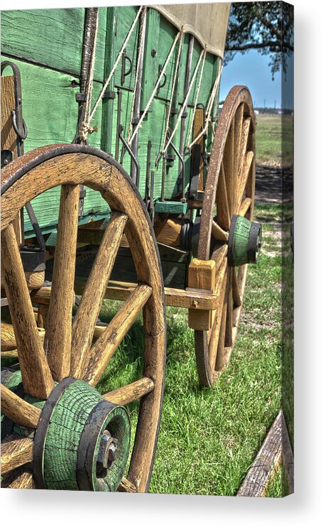 Texas Heritage Acrylic Print featuring the photograph Chuck Wagon3 by James Woody