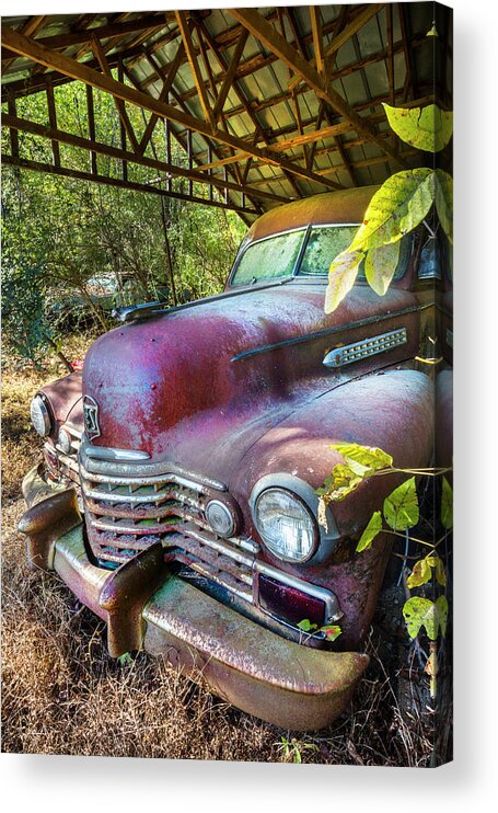 1942 Acrylic Print featuring the photograph Classic 1942 Cadillac by Debra and Dave Vanderlaan