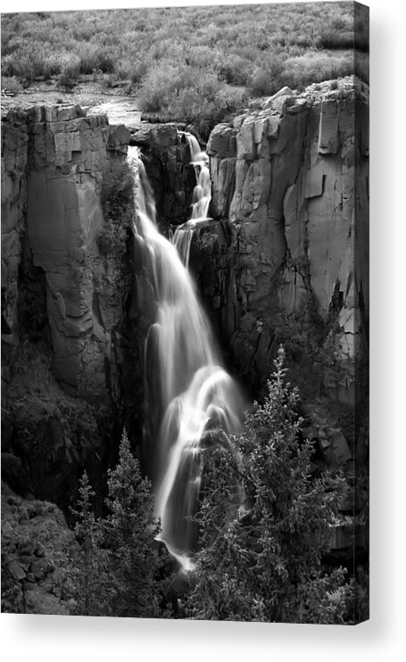 Clear Acrylic Print featuring the photograph Clear Creek Falls by Farol Tomson