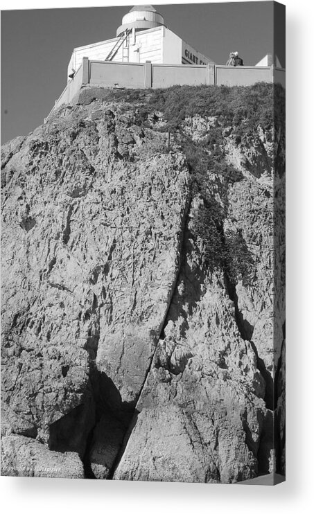 Cliff House Acrylic Print featuring the photograph Cliff House by Mia Alexander