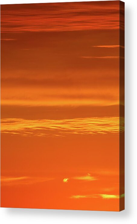 Abstract Acrylic Print featuring the photograph Cloud Levels by Lyle Crump