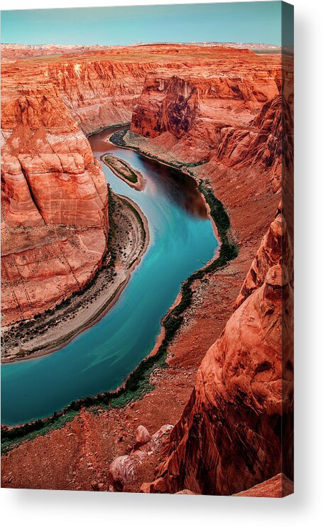 Horseshoe Bend Acrylic Print featuring the photograph Colorado River Bend by Az Jackson