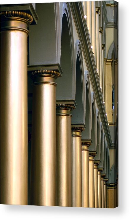 Columns Acrylic Print featuring the photograph Columns by Pat Exum