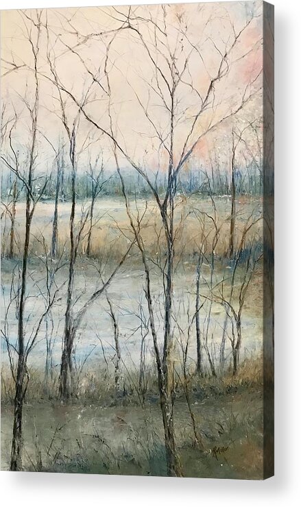 Common Acrylic Print featuring the painting Common Ground by Robin Miller-Bookhout