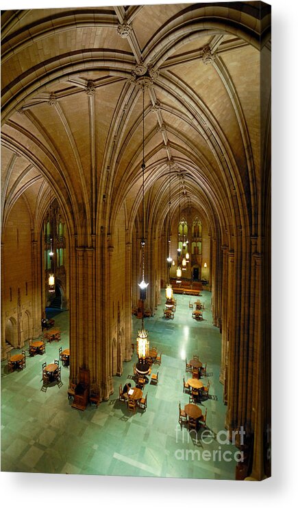 Allegheny County Acrylic Print featuring the photograph Commons Room Cathedral of Learning - University of Pittsburgh #1 by Amy Cicconi