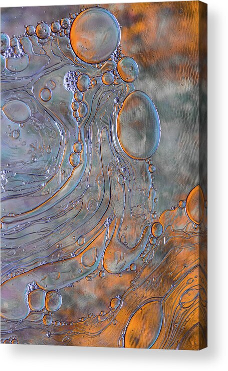 Oil Acrylic Print featuring the photograph Copper Oil by Bruce Pritchett