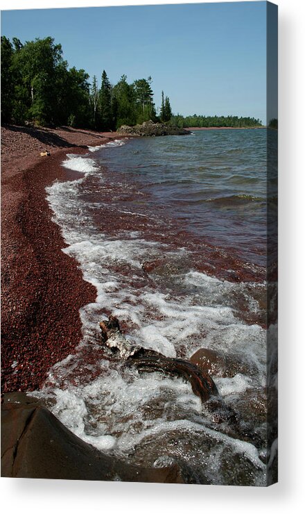 Copper Rock Beach Acrylic Print featuring the photograph Copper Rock Beach II by Dylan Punke