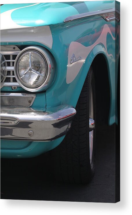 Chevy Acrylic Print featuring the photograph Corvair Classic by Jeff Floyd CA
