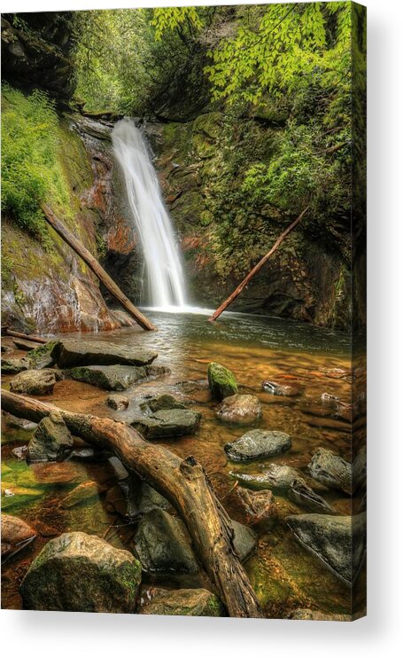 Courthouse Falls Acrylic Print featuring the photograph Courthouse Falls by Carol Montoya