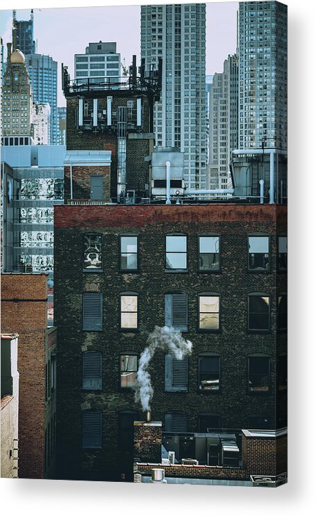 Chicago Acrylic Print featuring the photograph Crispy Chicago Morn by Nisah Cheatham