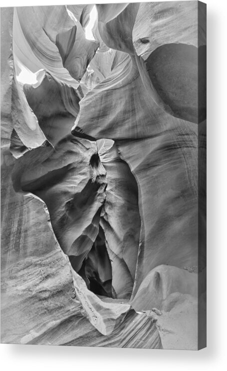Antelope Acrylic Print featuring the photograph Crying Face - Antelope Canyon by Andreas Freund