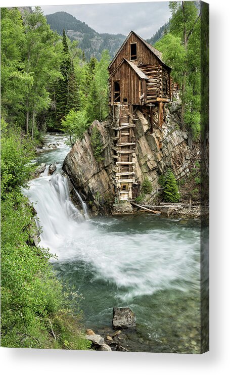 Crystal Mill Acrylic Print featuring the photograph Crystal Mill II by Denise Bush