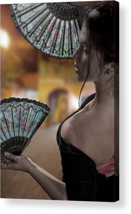 Spanish Acrylic Print featuring the photograph Dancing in the Night by Robert Och