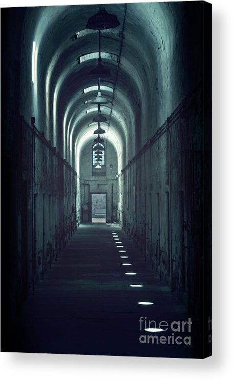 Kremsdorf Acrylic Print featuring the photograph Dark Tunnels by Evelina Kremsdorf