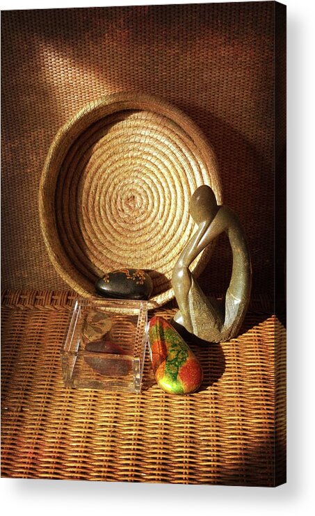 Still Life Acrylic Print featuring the photograph Days End by Cheryl Charette
