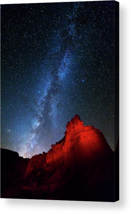 Milky Way Acrylic Print featuring the photograph Deep in the Heart of Texas - 1 by Stephen Stookey