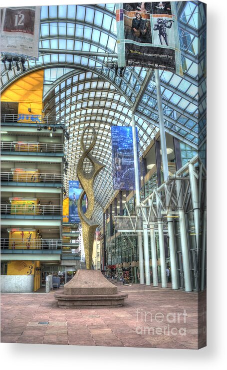 The Plex Acrylic Print featuring the photograph Denver Performing Arts Center by Juli Scalzi