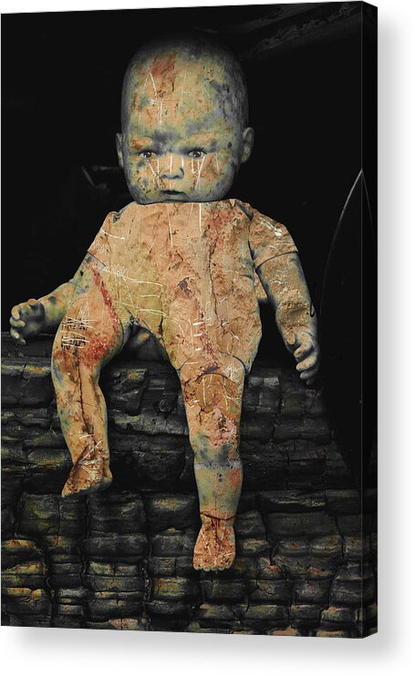 Babe Acrylic Print featuring the photograph Doll R by Char Szabo-Perricelli