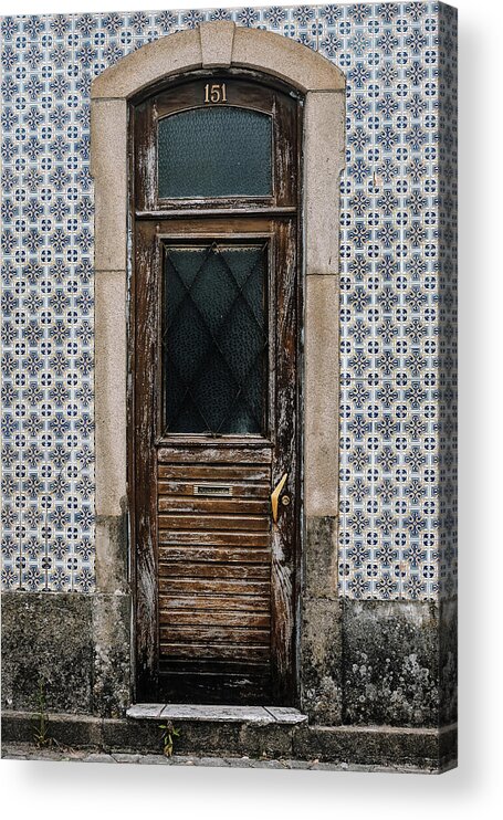 Old Door Acrylic Print featuring the photograph Door No 151 by Marco Oliveira