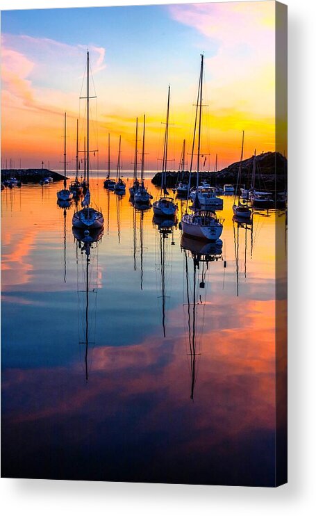 Seascape Acrylic Print featuring the photograph Early Morning in Rockport by Steve Brown