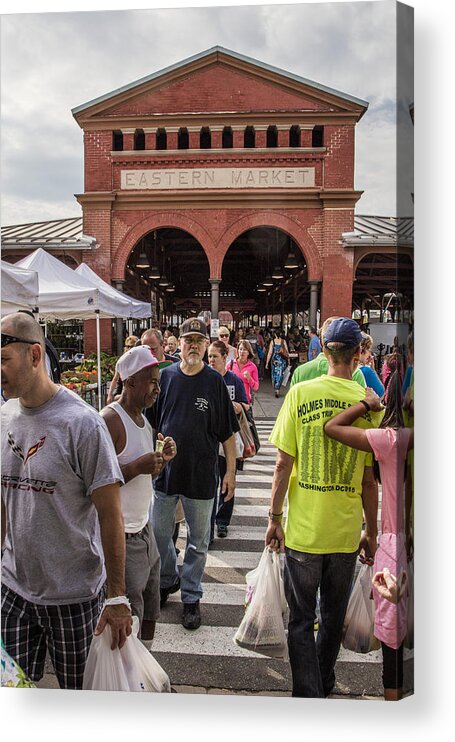  Detroit Acrylic Print featuring the photograph Eastern Market Summer Detroit by John McGraw