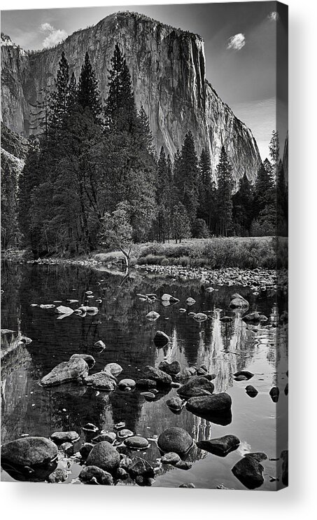 Yosemite Acrylic Print featuring the photograph El Capitan Yosemite National Park by Lawrence Knutsson