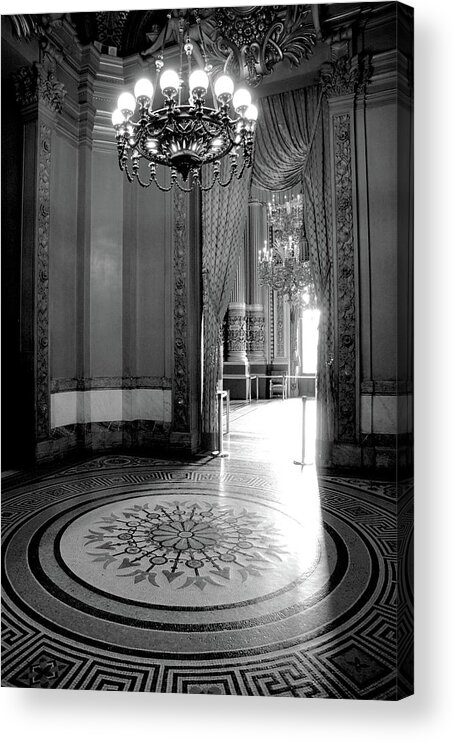 Opera Garnier Acrylic Print featuring the photograph Elegant Opera by Rebekah Zivicki