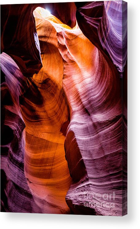 Enchanted Light Acrylic Print featuring the photograph Enchanted Light by M G Whittingham