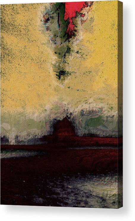 Abstract Acrylic Print featuring the photograph Fantasy by Julie Lueders 