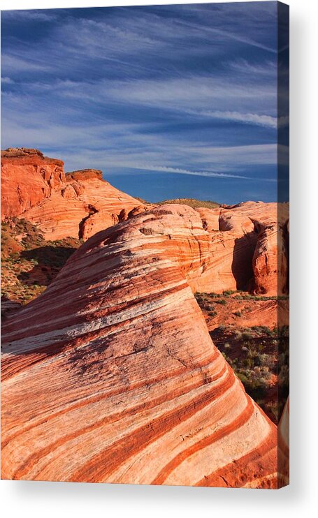 Fire Acrylic Print featuring the photograph Fire Wave by Tammy Espino