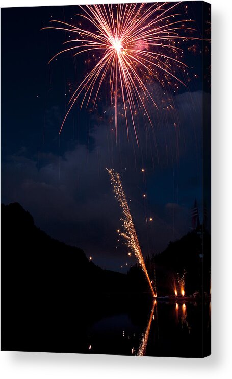  Acrylic Print featuring the photograph Fireworks by James BO Insogna