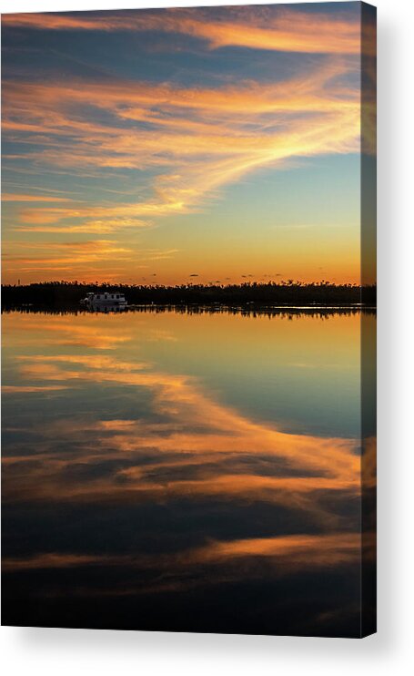 Sunrise Acrylic Print featuring the photograph First Key West Sunrise 2018 A by Bob Slitzan