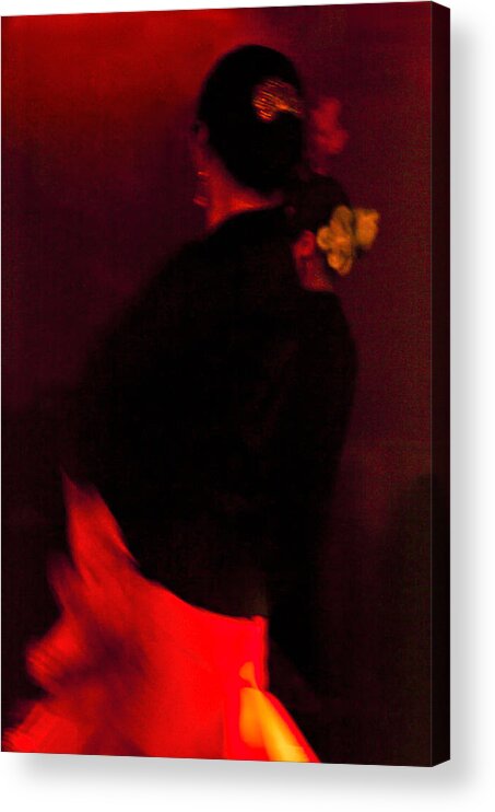 Andalusia Acrylic Print featuring the photograph Flamenco Series 25 by Catherine Sobredo