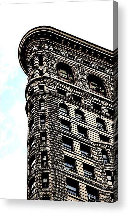 Flatiron Building Acrylic Print featuring the photograph Flatiron Building 1.2 - NYC by Frank Mari