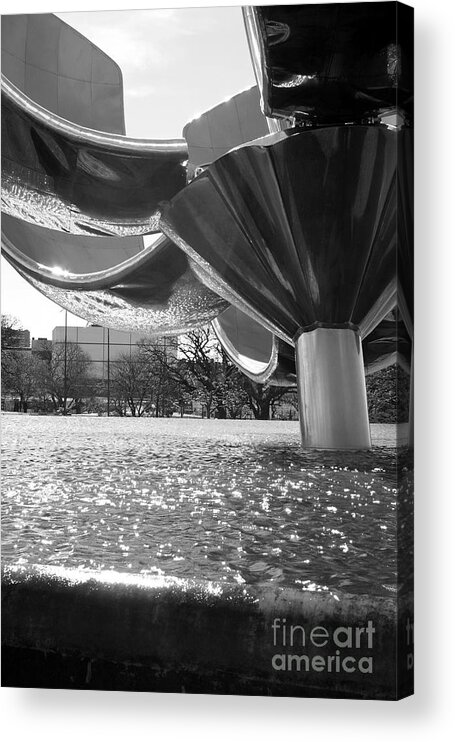 Landscape Acrylic Print featuring the photograph Floralis Generica by Balanced Art