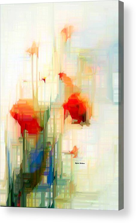 Art Acrylic Print featuring the digital art Flower 9230 by Rafael Salazar