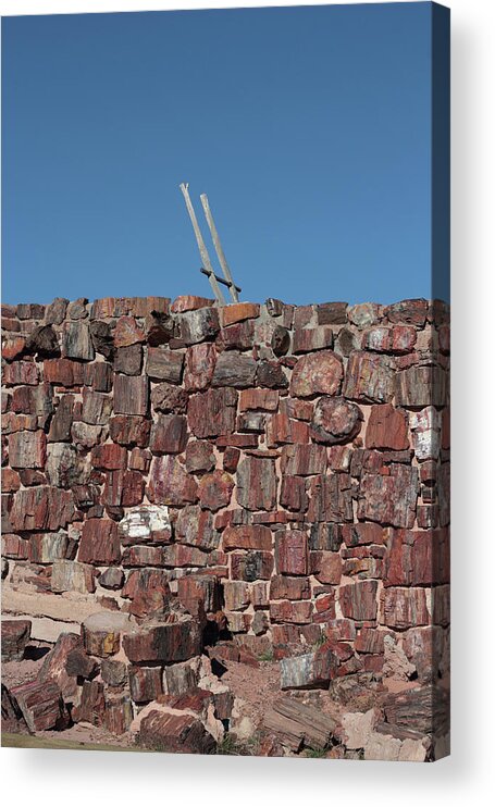 Agate Acrylic Print featuring the photograph Fosilized Pueblo by David Diaz