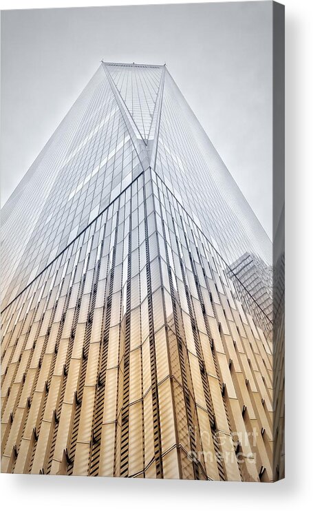 One World Trade Center Acrylic Print featuring the photograph Freedom Tower by HELGE Art Gallery