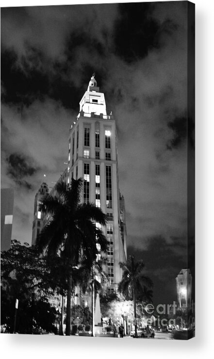 Miami Acrylic Print featuring the photograph Freedom Tower by Keri West