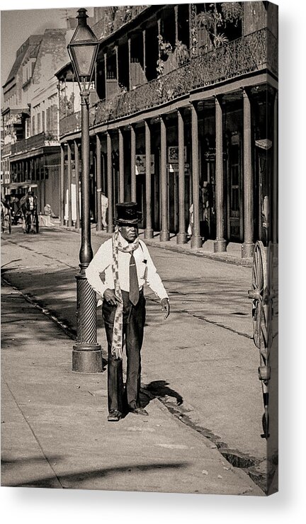 French Quarter Acrylic Print featuring the photograph French Quarter As It Once Was by KG Thienemann