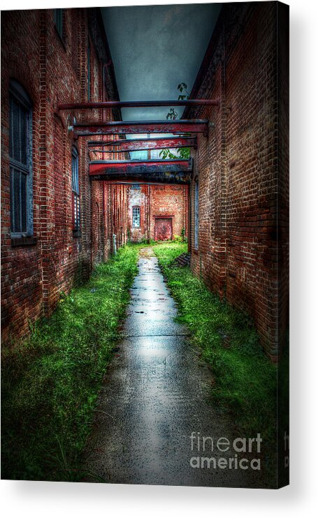 Window Acrylic Print featuring the digital art From the Darkness by Dan Stone